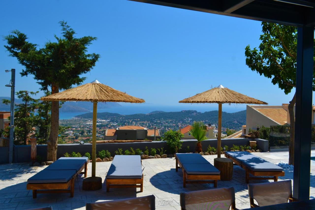 "Stergiou Luxury Apartment 2Nd Floor" Με Κοινη Πισινα Saronida ภายนอก รูปภาพ