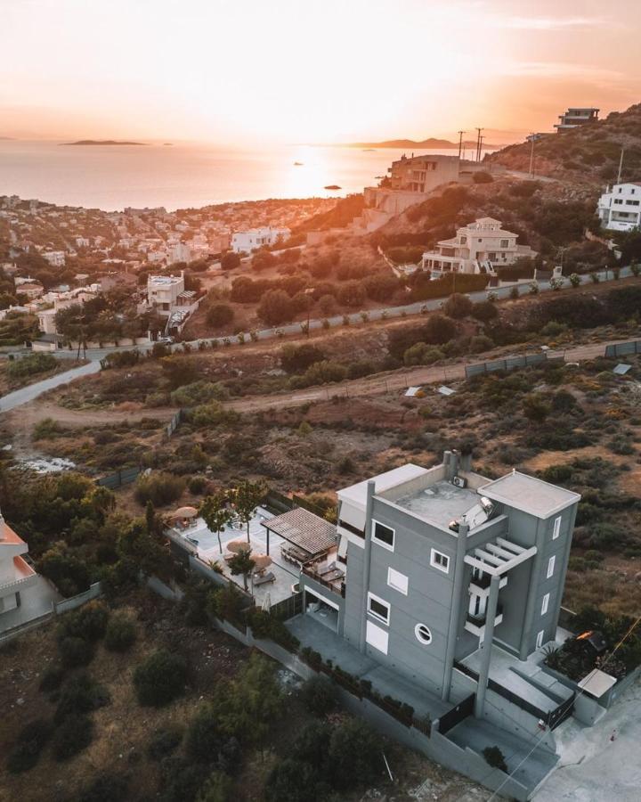 "Stergiou Luxury Apartment 2Nd Floor" Με Κοινη Πισινα Saronida ภายนอก รูปภาพ