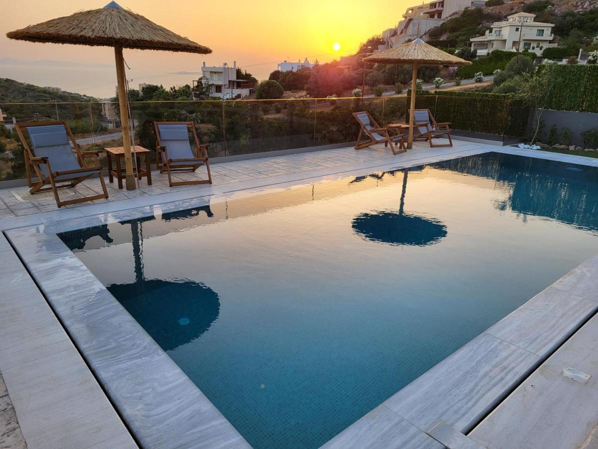 "Stergiou Luxury Apartment 2Nd Floor" Με Κοινη Πισινα Saronida ภายนอก รูปภาพ