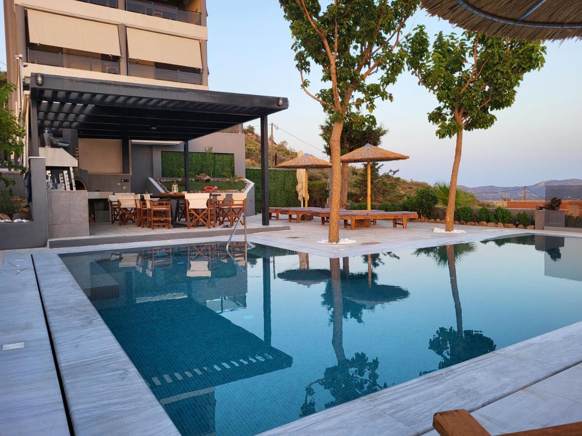 "Stergiou Luxury Apartment 2Nd Floor" Με Κοινη Πισινα Saronida ภายนอก รูปภาพ