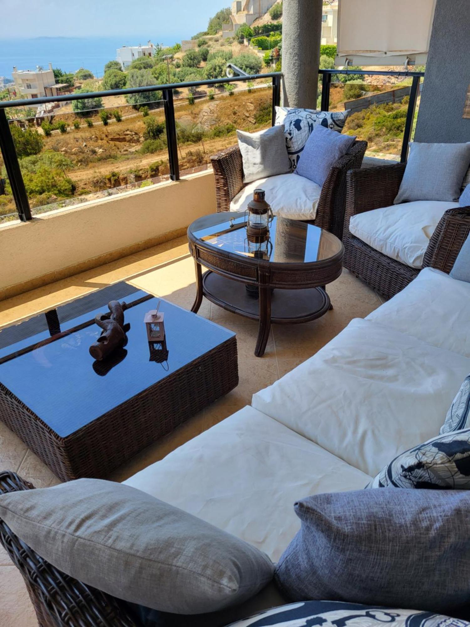 "Stergiou Luxury Apartment 2Nd Floor" Με Κοινη Πισινα Saronida ห้อง รูปภาพ